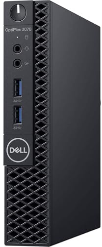Mini PC Ordenador Reacondicionado Desktop Dell OptiPlex 3070, procesador i5-9400T, memoria RAM 16 GB, disco SSD 240 GB, Win 11 Pro