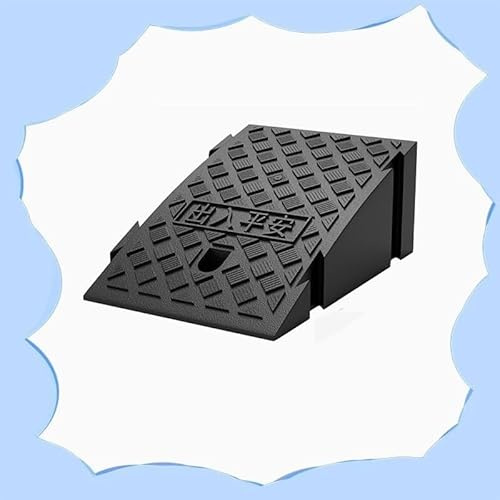 SSDDLZEQ Rampe de seuil en Caoutchouc Rampe de Transition Portable for Fauteuil Roulant Rampe de Voiture Portable(Black,25 * 40 * 16/10 * 15.7 * 6.3in)