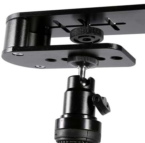 Qcwwy Kamera Slider Camcorder Professionelle Handheld -Kamera -Stabilisator Aluminiumlegierung Konstruktion Nicht Slip Montageoberfläche für Digitale DSLR Camcorder Video Pro Handheld SteadyCam