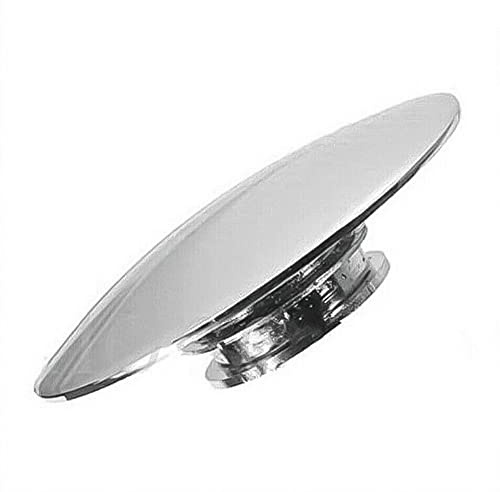 66mm Bathroom Basin Waste Pop-Up Sink Plug Cap Click Clack Push Button Bathroom Basin Sink Up Drain Stopper Drainer Cover