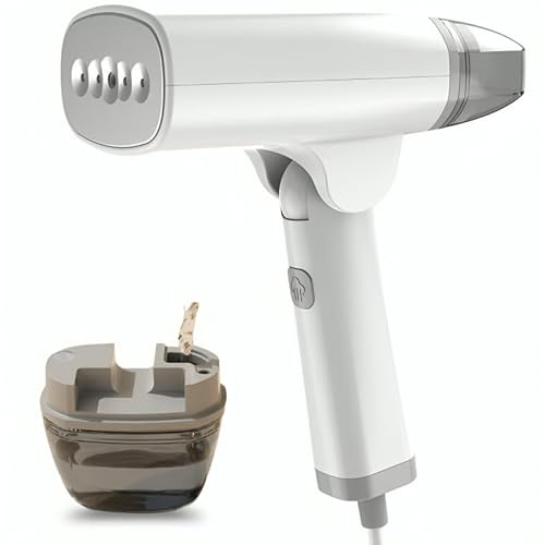 Portable Clothes Steamer & Travel Iron Combo, 20s Fast Heat-Up Handheld Steamer for Clothes with Powerful Steam, 2-in-1 Lightweight Garment Steamer for Home & Travel