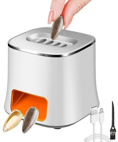 Máquina descascaradora eléctrica de nueces, herramienta automática de cascanueces para cocina, dispositivo doméstico para amantes de las nueces, regalo de inauguración de la casa, herramienta de