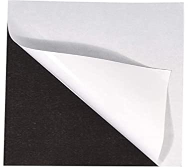 Rayher Lámina magnética autoadhesiva, 21x29 cm, 2 mm grosor, recortable, para imanes, 8959400