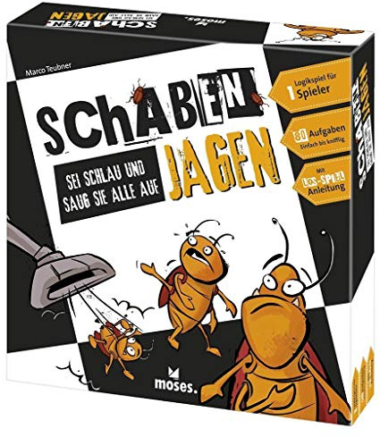 Moses 90313 jagen | Logikspiel für 1 Spieler | 80 Aufgaben von einfach bis knifflig