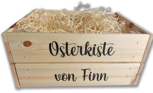 Osterkiste mit Namen, Personalisiertes Osternest! DIY Ostern, Alternative zum klassischen Osterkorb, Osterkiste von, zum selbst Befüllen