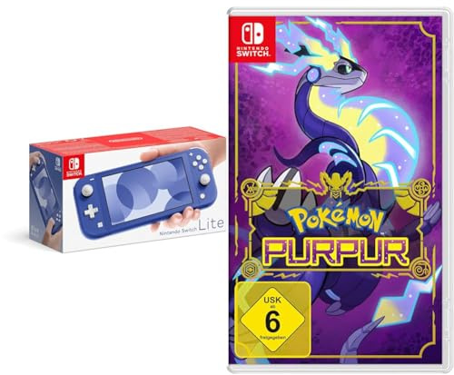 Nintendo Switch Lite Blau + Pokémon Purpur Switch