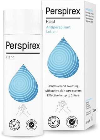 Perspirex | Antitranspirante para manos contra sudoración intensa, crema de manos para hasta 3 días de protección fresca, 100 ml