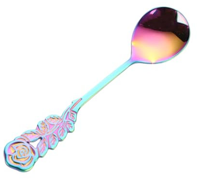 ABOOFAN 3pcs Stainless Steel Mini Spoons Dessert Coffee Cake Spoons Mirror Finish Home and Tableware