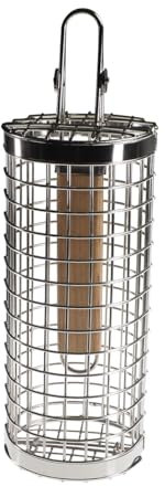 Flame Fox - Cestino per barbecue di alta qualità, in acciaio inox, 1 pezzo, ideale per grigliare verdure, carne e pesce, per una facile preparazione