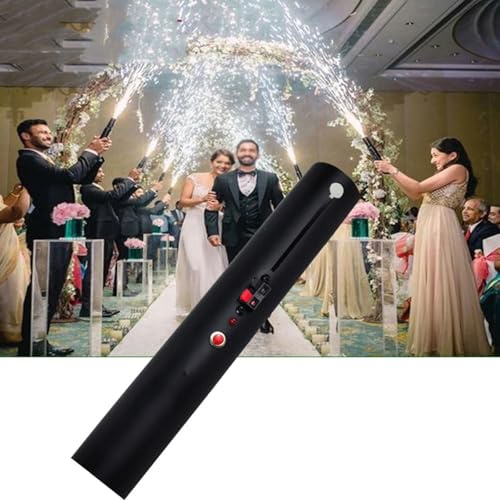 Machine à feux d'artifice froide électronique portable, feux d'artifice de scène, machine à feux d'artifice froide portative adaptée aux mariages, aux bars et aux scènes