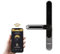 Simpled SS-SPS Weatherproof SlimSeries Smart Lock Touch, 7-in-1, Fingerprint Keyless Security Entry Door Lock, Bluetooth Electronic Deadbolt, Smartphone Access- Designed for The UK Weather, Silver