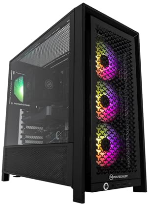 PCSpecialist Pro PC Gamer - Intel Core i5-14400F 4.70 GHz 10-Core, 32 Go DDR5 RAM, 16 Go GEFORCE RTX 5060 Ti, 2 to M.2 SSD, Windows 11