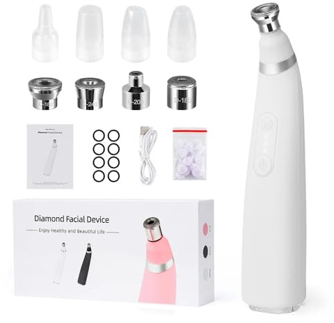 for Diamond, for Microcrystalline Skin Resurfacing Handheld Peeler, Micro-Sculpting Head, Blackhead Removal, Dead Skin Removal, 500mAh Battery