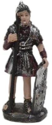 Genérico Figura de Belén Decorativa, Estatuilla Artesanal, Negro y Marrón
