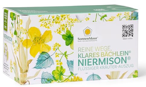 SonnenMoor Niermison Kräuterauszug 8x100ml - Reine Wege Klares Bächlein - flüssiger Kräuterauszug zum Trinken (800ml)