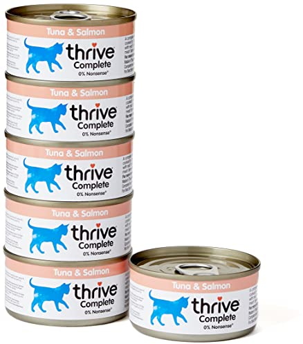 Thrive Cat Food Complete Tuna with Salmon, Pack of 6, 75 g (Pack of 6)