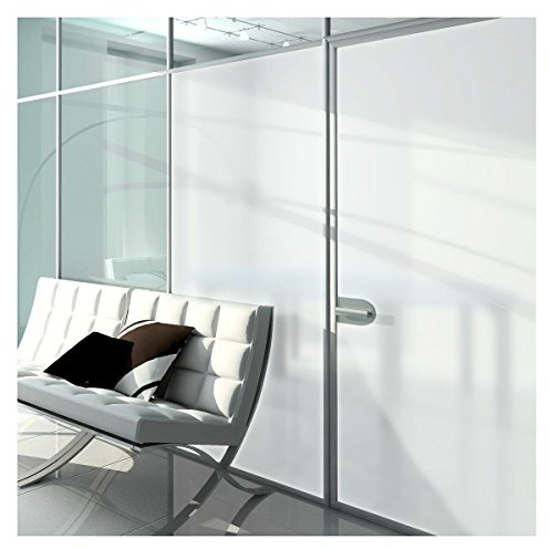 BDF MTWH Decorative Window Film White Matte Frosted Opaque Privacy - 12in X 14ft