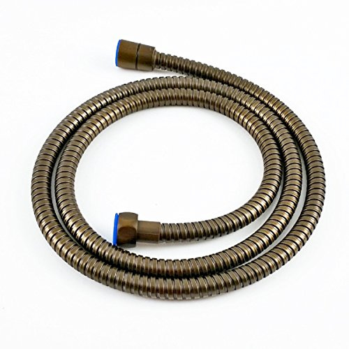Edelstahl-Brauseschlauch 1,5 m flexibler Schlauch Handbrause Brauseschlauch Bronze