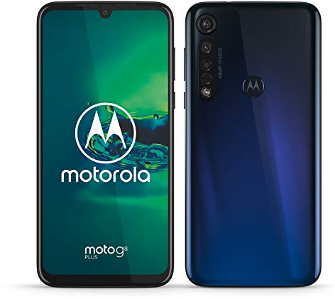 Motorola Mobility moto g8 plus Dual-SIM Smartphone (6,3 Zoll-Max vision-Display, 48-MP-Quad-Pixel-Triple-Kamera, 64 GB/4 GB, Android 9.0) Blau