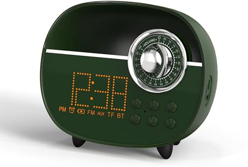 iTOMA Sveglia retrò con Bluetooth