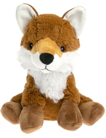 Pelucho - Bouillotte Peluche Renard - Bien-Être, Chaleur et Douceur - Micro-Ondable - Grains de Blé et Fleurs de Lavande - Fabriquée en France