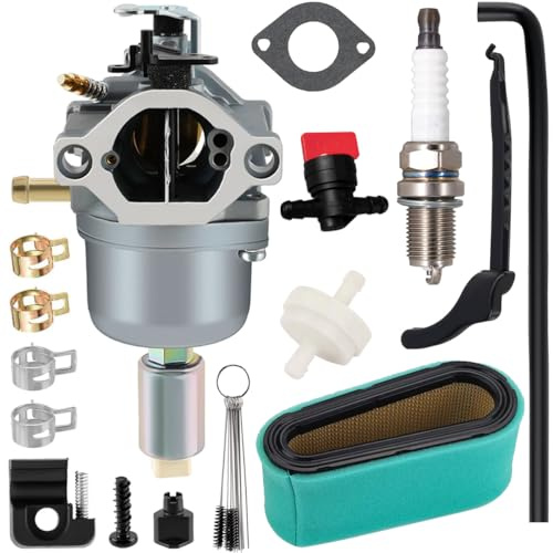 ZAMDOE 799727 Carburatore per BS 287707 791886 28N707 698620 495935 28N707 28Q777 794572 690194 28N777 498061 499153 287777 498061 28P777 Carburatore 14hp 15hp 16hp 17hp 18hp Motori con filtro 496894S