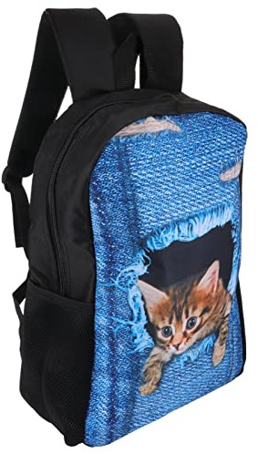 Happyyami Rucksack Für Studenten Mit Cartoon- Verstellbarer Schultergurt Großes Fassungsvermögen Für Hefte Und Utensilien Aus Strapazierfähigem Material