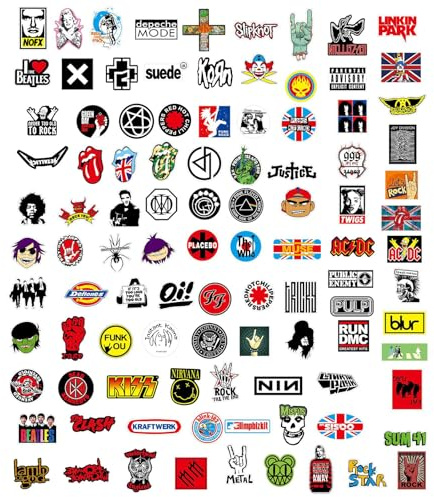 200 Stück Sticker Set Leicht und Tragbar Skateboard Sticker