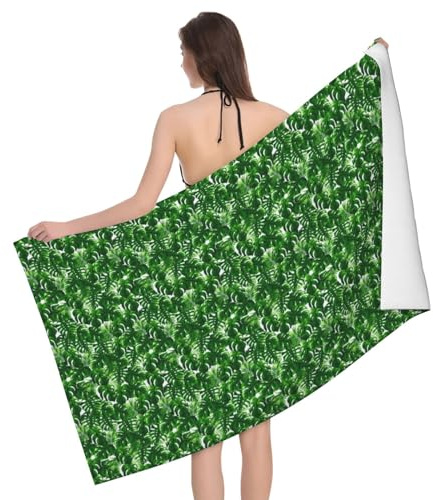 Monstera Deliciosa Banana Palm Quick Dry Travel Towel Super Absorbent Lightweight Camping Towel For Gym Hiking