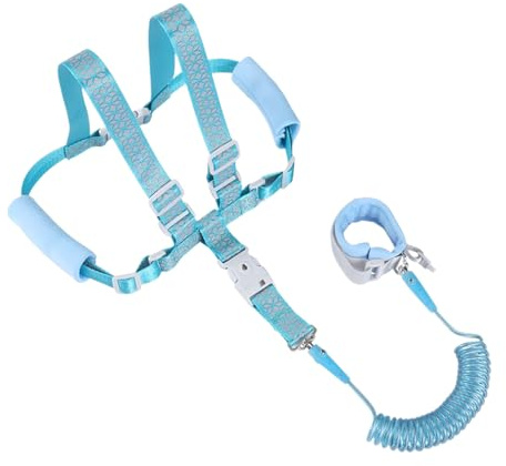 Imbracatura Bambini Con Guinzaglio - Cinturino Da Polso Per Passeggiate,Imbracatura Rifrangente Regolabile Con Polsino Sicuro Antiperdita Per Passeggiate Ed Escursioni All'aperto Ragazze E Ragazzi Bam