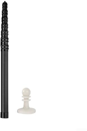 Yuanpgky Poteaux de tente réglables en fibre de carbone pour auvent de camping – Mât léger de qualité T500 à 8 couches avec design rétractable, structure de verrouillage solide, (2,85 m)
