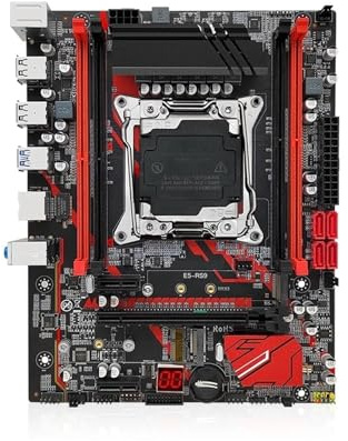 Kit de Placa Base RS9 X99 LGA 2011-3 Conjunto CPU Xeon E5 2680 V4 + DDR4 16 GB de Memoria Combo NVME M.2 Cuatro Canales(Motherboard+CPU)