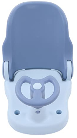POENVFPO Seggiolino da Bagno per Bambini, Sedia da Bagno di Sicurezza Regolabile e Antiscivolo per Neonati, Superficie dello Sgabello Antiscivolo Seduta Stabile (BLUE)