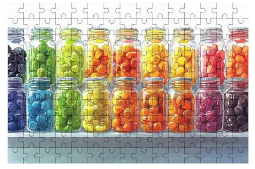 Puzzle 2000 Teile Schokolade, Flasche Puzzle 2000 Teile Erwachsene, Puzzel für Die Ganze Familie, Klassische Puzzles Geschicklichkeitsspiel, Holzpuzzle Geschenke für Frauen Geschenke für Männer -2093