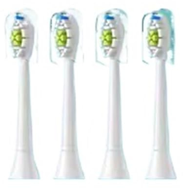 Têtes de brosse à dents rechange compatibles avec Philips Electric for EasyClean HealthyWhite et autres poignées clipser(4pcs White)