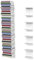 home3000 D-SEGNO Libreria da Parete Invisibile in Metallo – Mensole da Muro di Design, Libreria sospesa salvaspazio, mensole a scomparsa per libri – Made in Italy