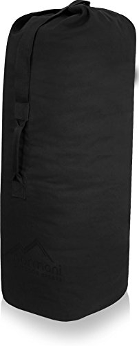 normani U.S. Seesack 100 Liter mit Metallverschluss Classic Sea II Farbe Schwarz