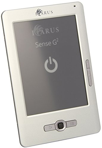 Icarus E651SR Sense G2 E-Book Reader 2GB (15,2 cm (6 Zoll) Touchscreen, MP3, ePub, PDF, USB) silber