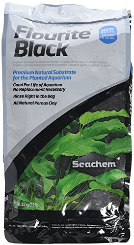 Seachem Fluorite Planterade Akvarium Grus 3.5 kg, Svart