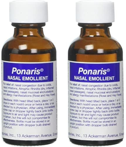Ponaris Nasal Emolient, 1 oz (Pack of 2)