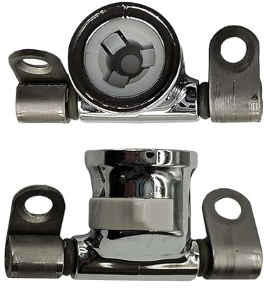 AI0002100R Toilet Seat Hinges Compatible with Giralda DAMA Senso Removable Toilet Seat Hinges Set Easy Release - Chrome