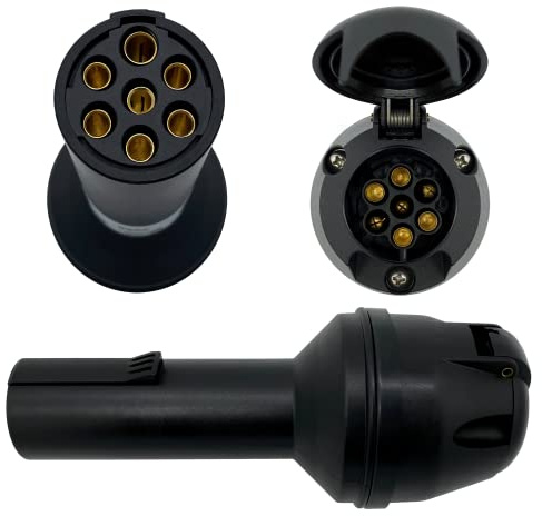 SAMETRUCK Spannungswandler Adapter 7 pol LKW 24V 12V Anhänger Can Bus Spannungsreduzierer