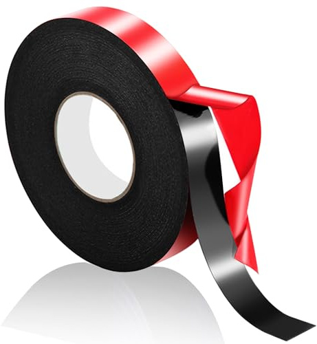 Taiyeestar Doppelseitiges Klebeband Extra Stark, 10m x 15mm, Klebeband Doppelseitig für Wand und Streifen, Auto, Bürodekor