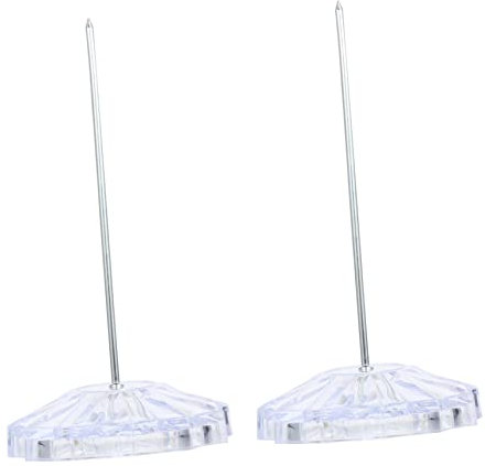 WEKADRIN Porta Notas De Papel Transparente 2 Piezas, Soporte Para Recibos Funcional, Material Plástico Resistente, Adecuado Para Oficina, Restaurante y Comercio