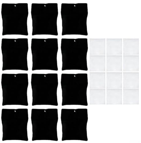 HOHOVYVY Vorhang Beschwerer Outdoor,15oz Outdoor Vorhang Gewichte Set Mit 8/12 Sandgewichte Taschen Und Metallklammern Für Gartenmöbel Abdeckung(12pcs)
