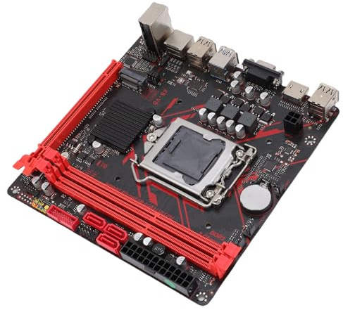 Cuifati H81 Micro ITX Motherboard für LGA 1150 Unterstützt Core I3 I5 I7 4. für Xeon E3 V3, Channel DDR3 (1600 MHz), Serial ATA2.0 M.2 NVME Mining (1000 Mbit/s Netzwerkkarte)