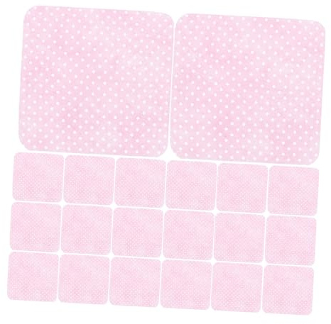 Lingettes Dissolvantes 200 Pièces pour Ongles 2 Boîtes en Coton Rose