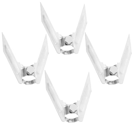 Ciieeo 4 Tenedores Giratorios para Pollo Asado de Acero Inoxidable, Accesorios para Barbacoa en Horno Doméstico, Herramientas para Parrilla de Carne, Pescado y Aves, Brochetas de