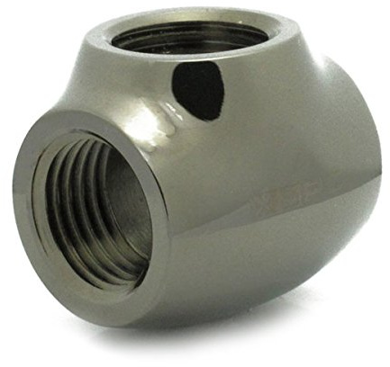 XSPC T-adapter G1/4 - Black Chrome