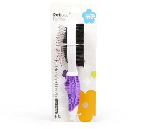 Petface Double Sided Pet Brush for Cats & Dogs, Large